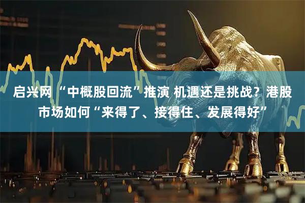启兴网 “中概股回流”推演 机遇还是挑战？港股市场如何“来得了、接得住、发展得好”