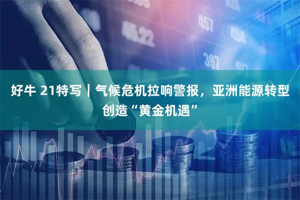 好牛 21特写｜气候危机拉响警报，亚洲能源转型创造“黄金机遇”