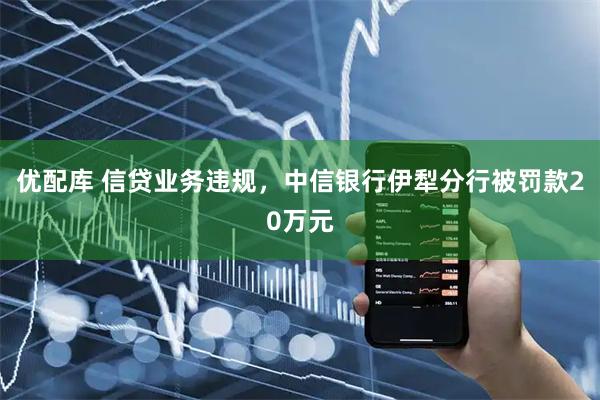 优配库 信贷业务违规，中信银行伊犁分行被罚款20万元