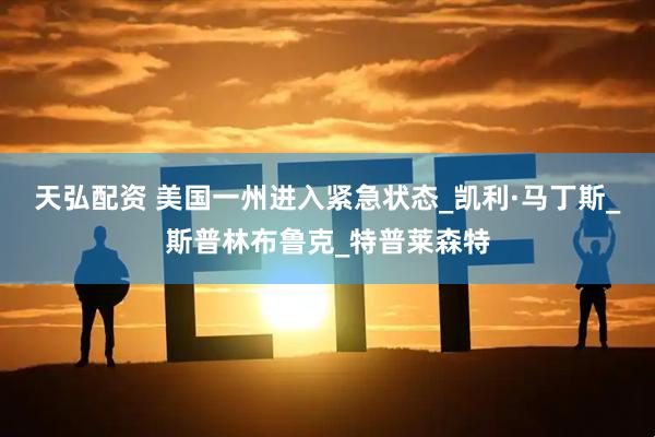 天弘配资 美国一州进入紧急状态_凯利·马丁斯_斯普林布鲁克_特普莱森特