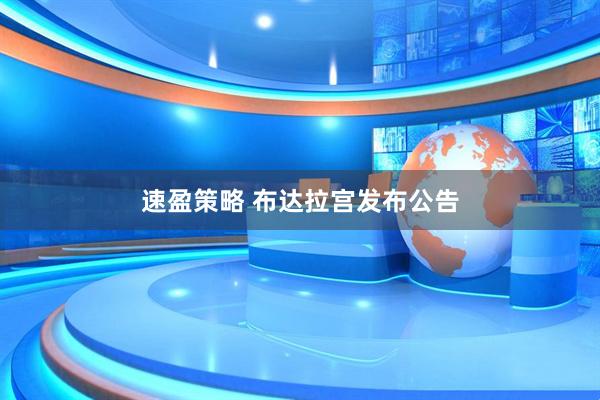 速盈策略 布达拉宫发布公告
